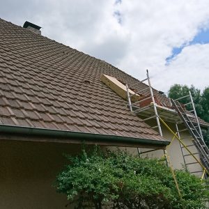 Isolation de la toiture par l'extérieur en Béarn 1