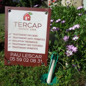 TERCAP, société de traitement contre les termites en Béarn et bigorre pose des pièges anti-termites SENTRITECH à Baigt de Béarn