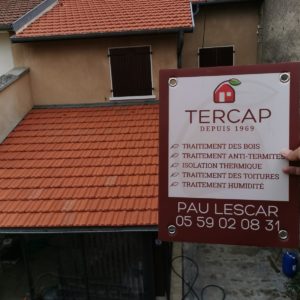 TERCAP réalise le démoussage des tuiles d'une maison de Tarbes dans les Hautes Pyrénées