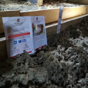 TERCAP réalise l'isolation thermique des combles perdus à Tarbes par soufflage de laine de roche