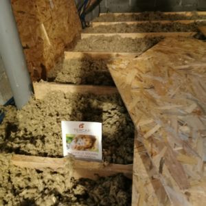 TERCAP réalise l'isolation thermique dans les combles d'une maison à Labastide Cezeracq dans le Béarn