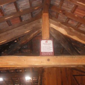 TERCAP réalise le traitement de charpente contre les vrillettes et les capricornes dans une copropriété de Pau