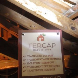 TERCAP réalise le traitement de charpente et l'isolation par soufflage à Billère