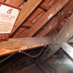 TERCAP réalise le traitement de charpente et l'isolation par soufflage à Billère