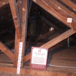 TERCAP réalise le traitement de charpente et l'isolation par soufflage à Billère