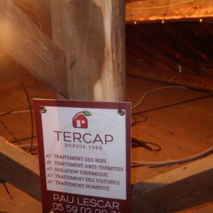 TERCAP réalise le traitement de charpente et l'isolation par soufflage à Billère