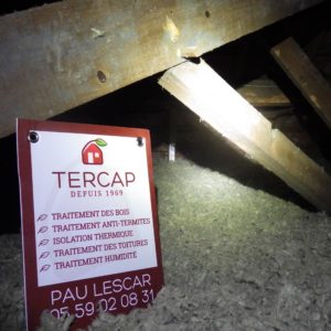 TERCAP réalise le traitement de charpente et l'isolation par soufflage à Billère