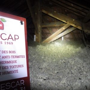 TERCAP réalise le traitement de charpente et l'isolation par soufflage à Billère