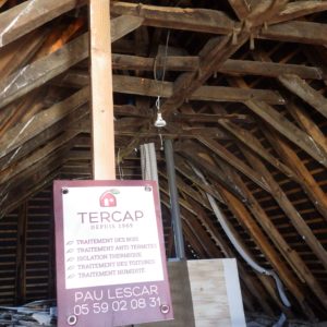 TERCAP traitement de charpente à Artiguelouve