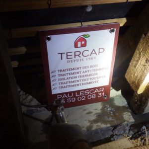 TERCAP traitement de charpente à Artiguelouve