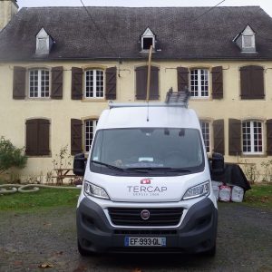 TERCAP réalise l'isolation thermique par soufflage dans les combles perdus d'une maison de Simacourbe dans le Béarn