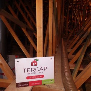 TERCAP isole les combles perdus à Géronce dans le Béarn