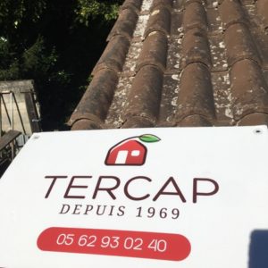 TERCAP nettoie les tuiles d'une toiture à Cantaous Hautes Pyrénées